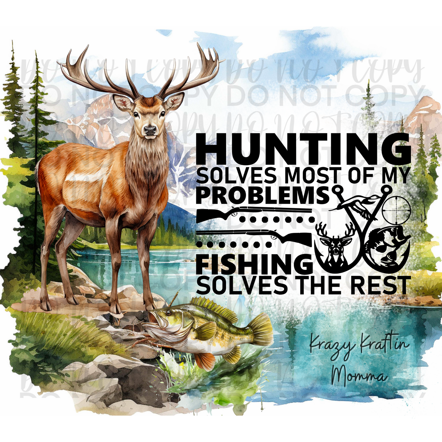 Hunting Solves Problems Tumbler