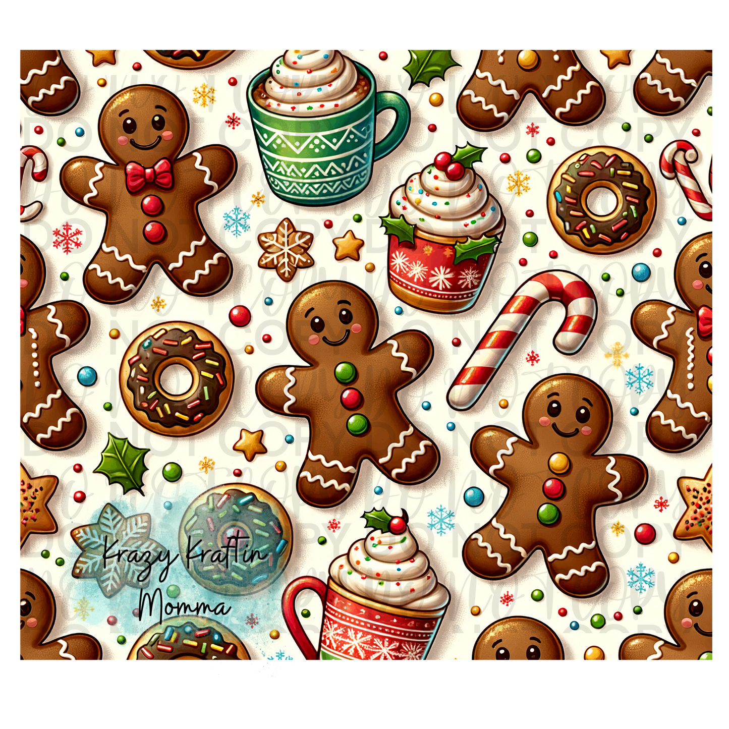 Gingerbread Cookies Tumbler