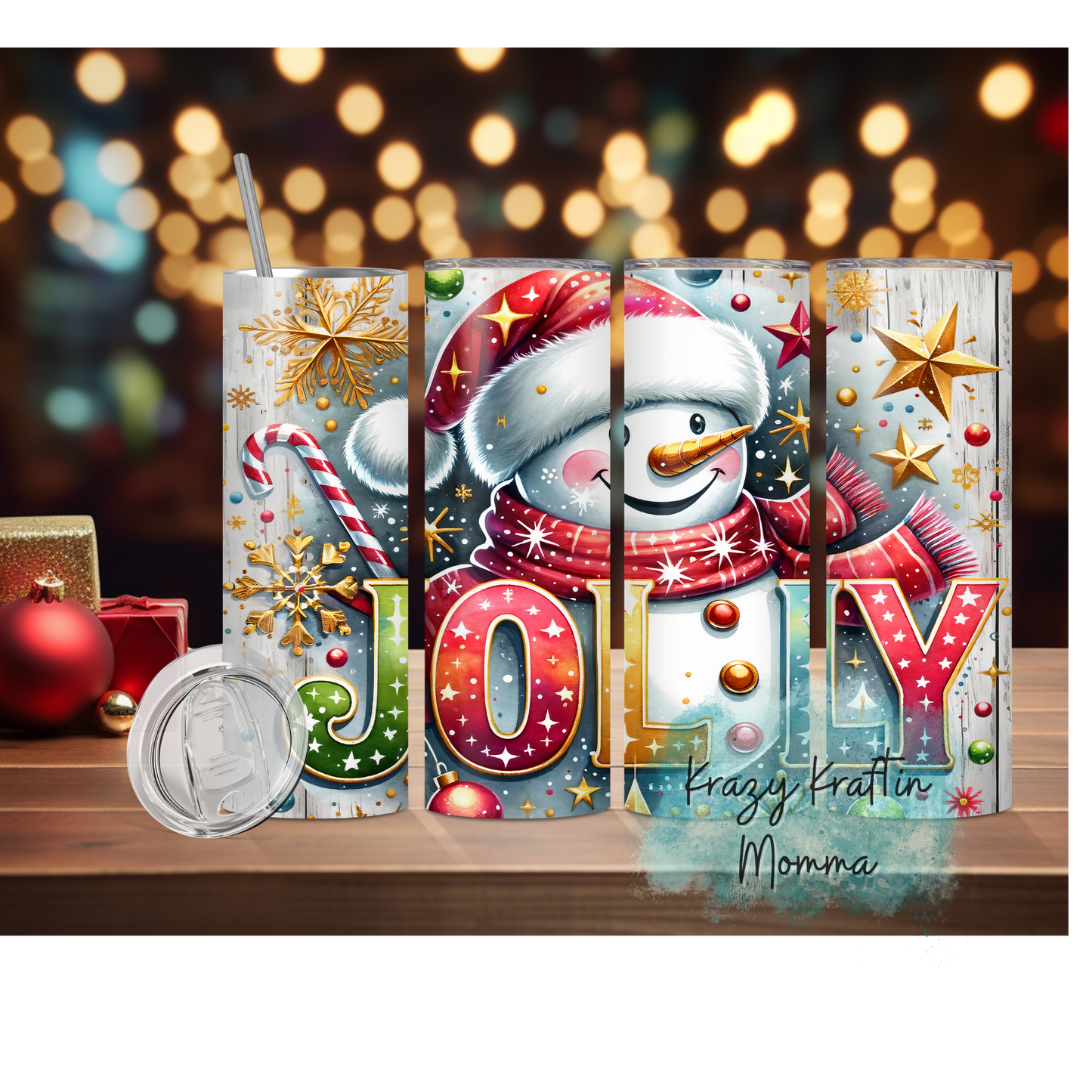 Jolly Snowman Tumbler