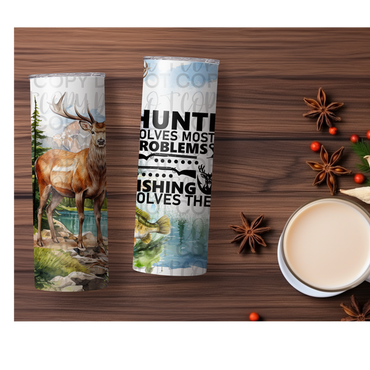 Hunting Solves Problems Tumbler