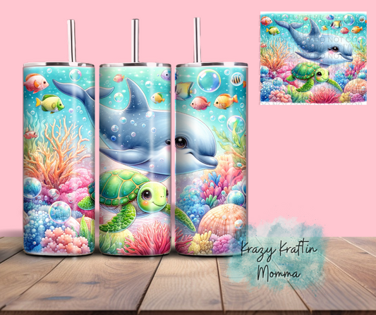 Baby Sea Animals Tumbler