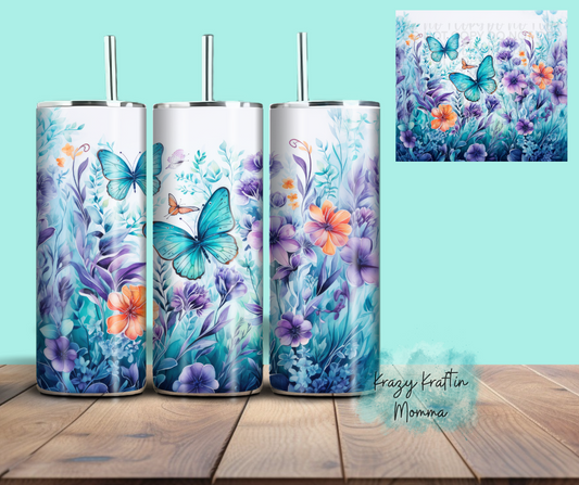 Butterfly Burst Tumbler