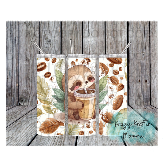 Coffee Sloth Tumbler