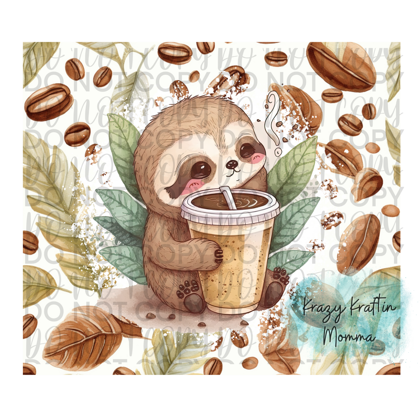 Coffee Sloth Tumbler