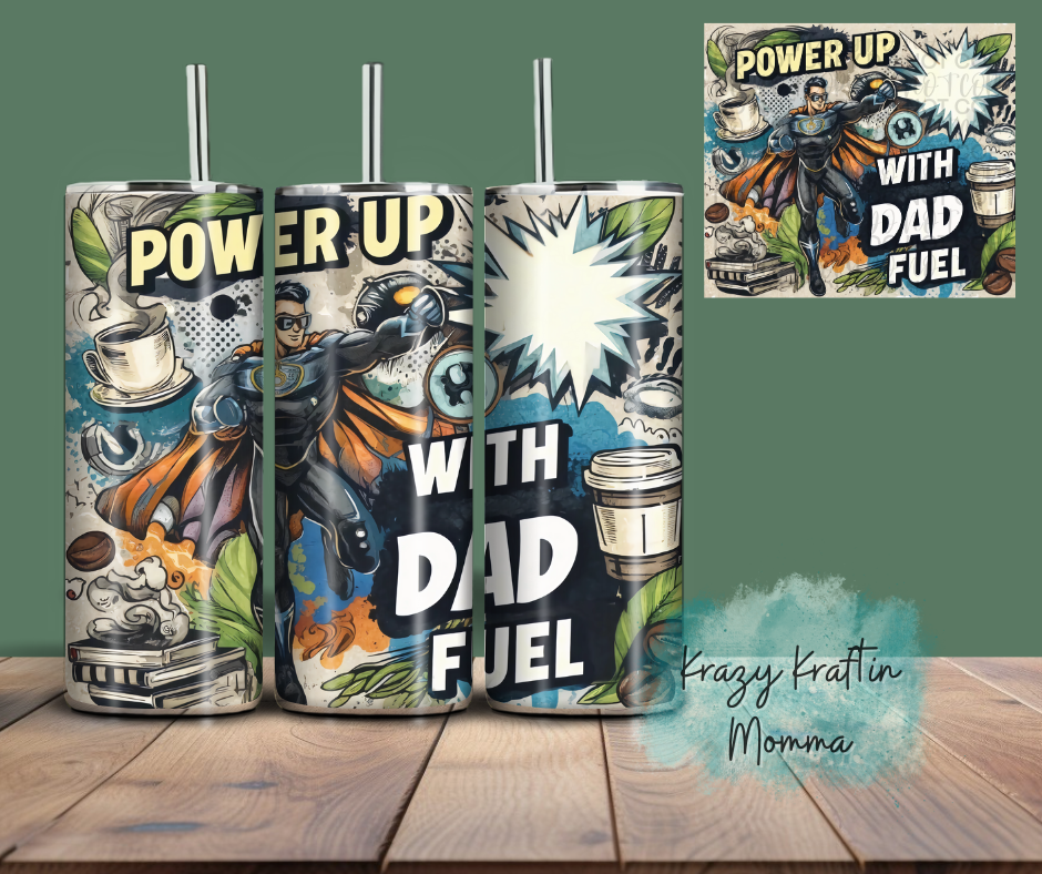 Comic Book Dad Tumbler