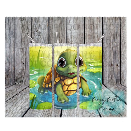 Big Eyed Turtle Tumbler