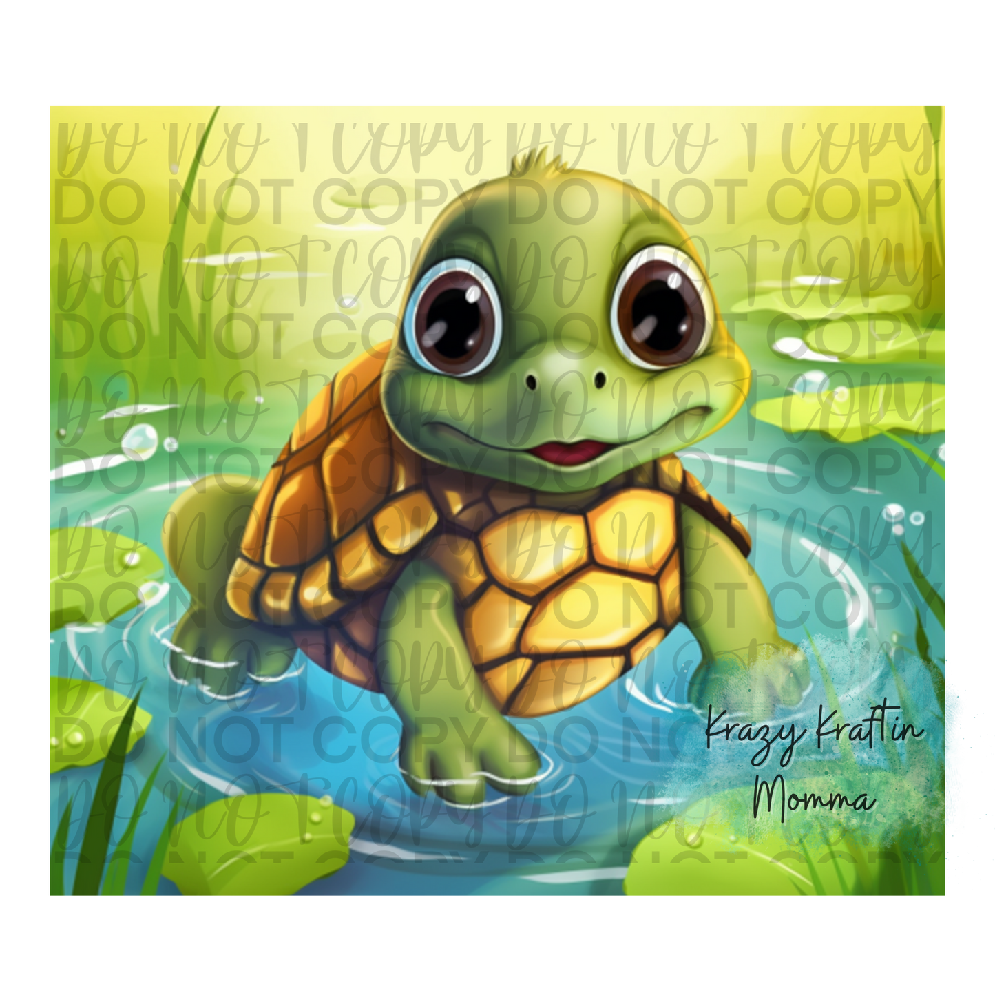 Big Eyed Turtle Tumbler