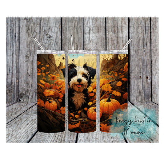 Fall Dog Tumbler