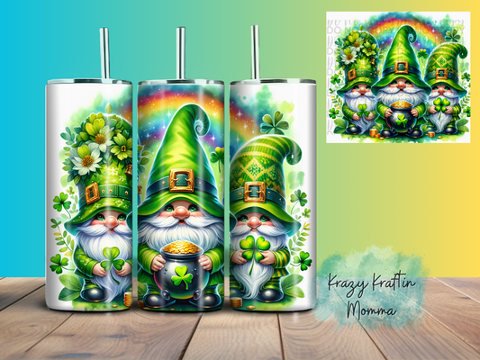 Gnome St. Patrick's Tumbler