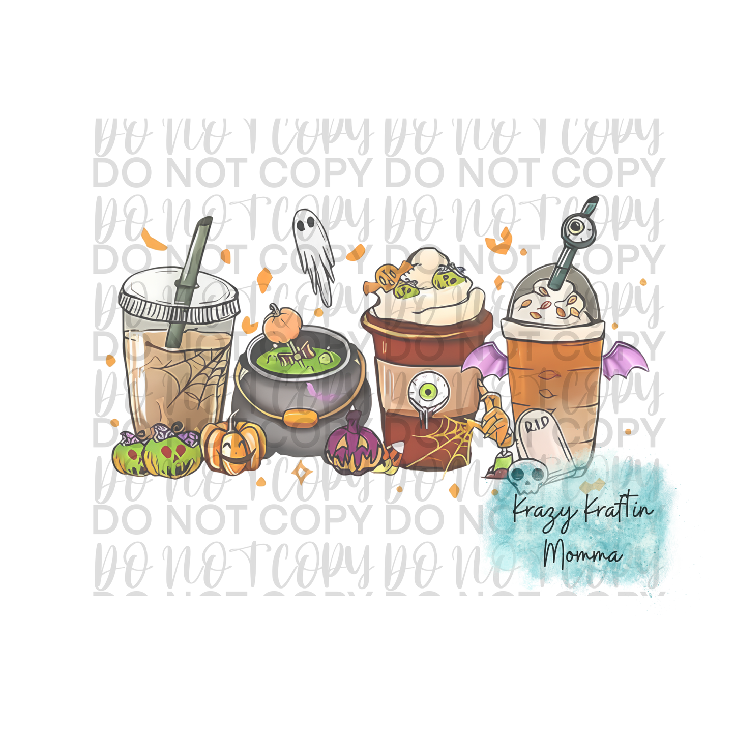 Halloween Coffee Cups