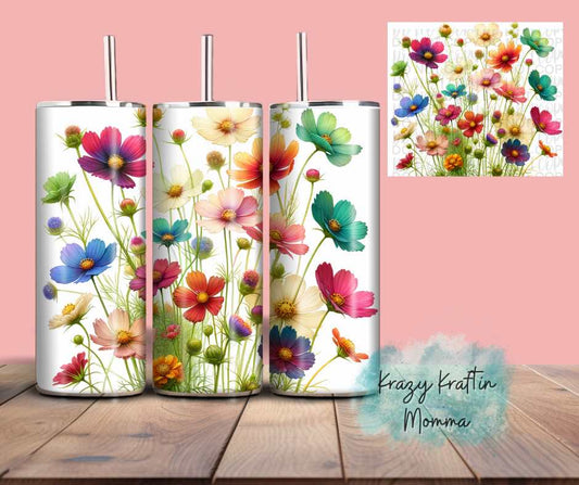 Summer Wildflower Tumbler