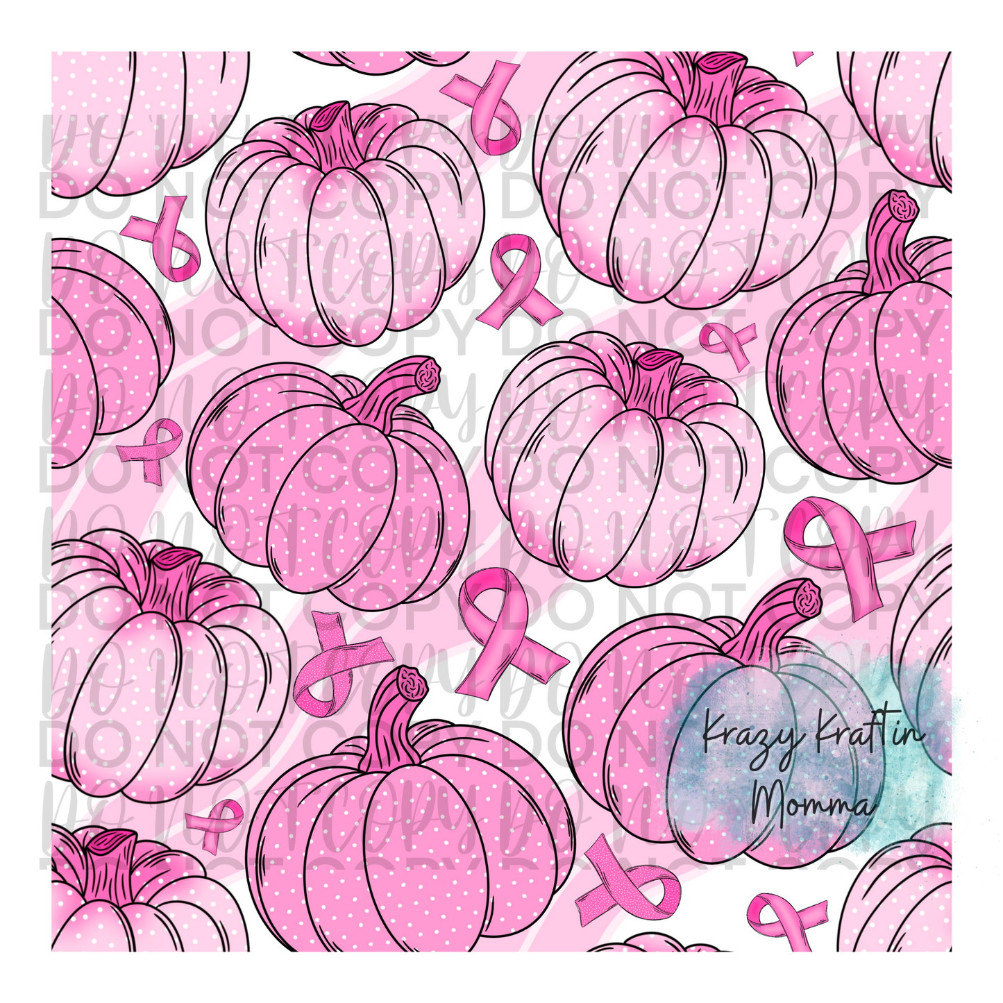 Pink Pumpkin Awareness Tumbler