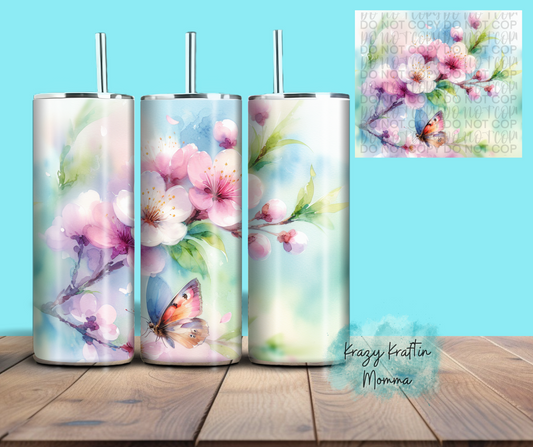 Spring Cherry Blossom Tumbler