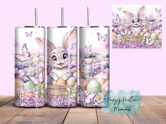 Spring Easter Bunny Tumbler