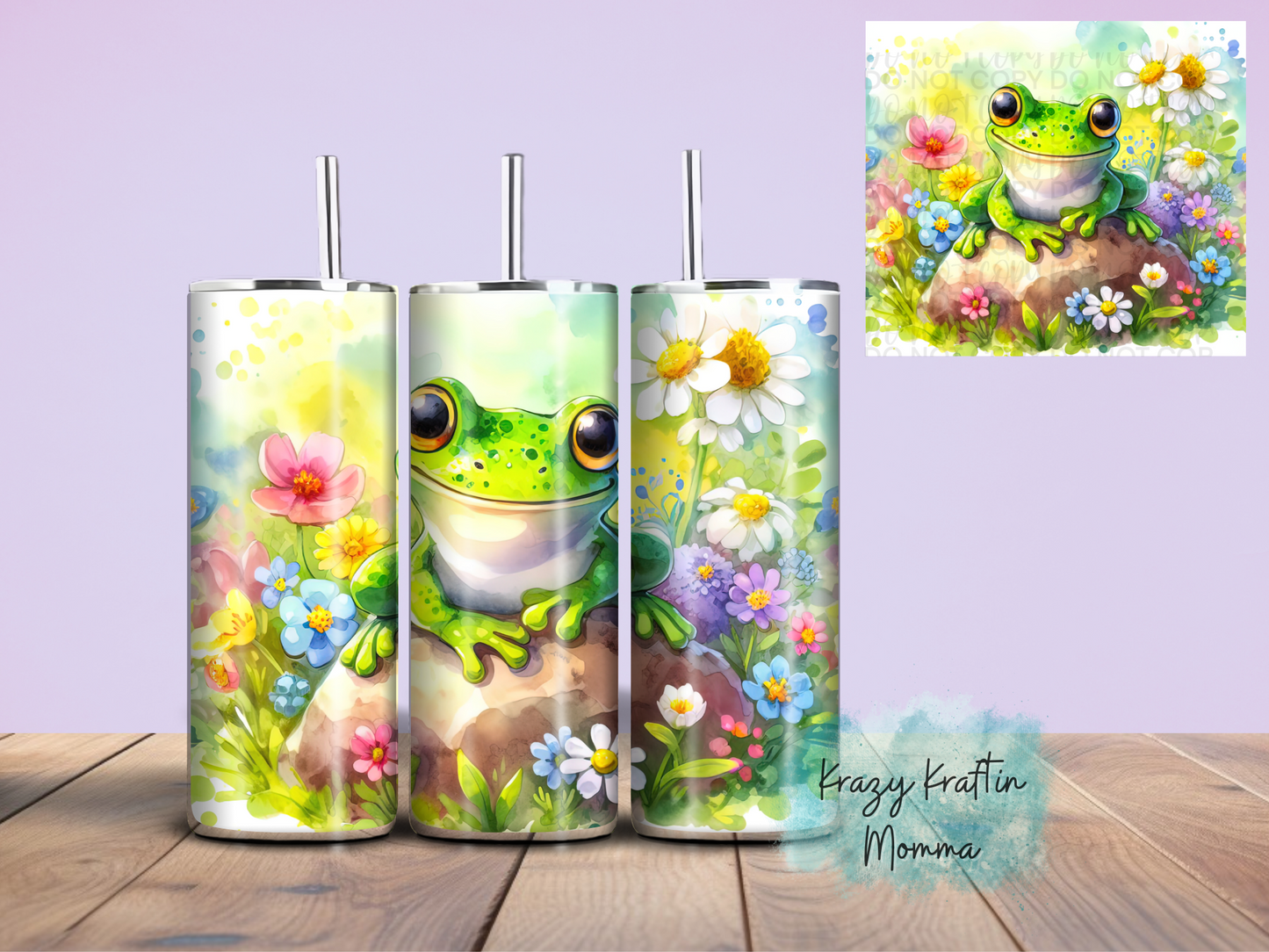 Spring Frog Tumbler