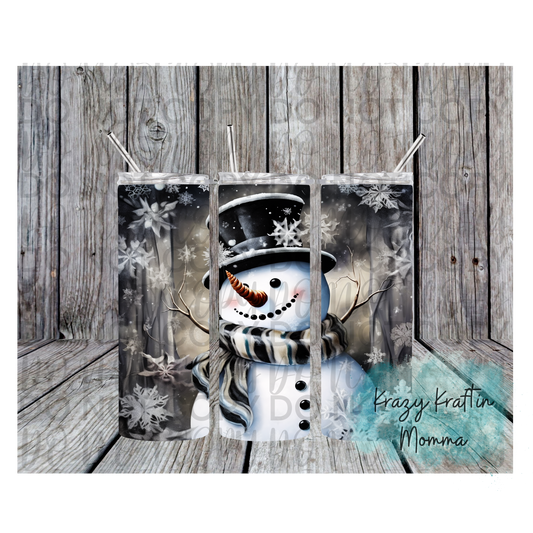 Top Hat Snowman Tumbler