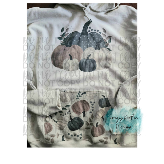 Water Color Pumpkin Hoodie