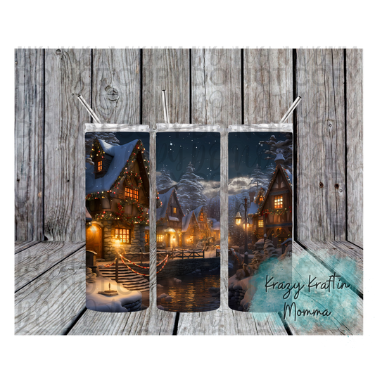 Winter Village Tumbler