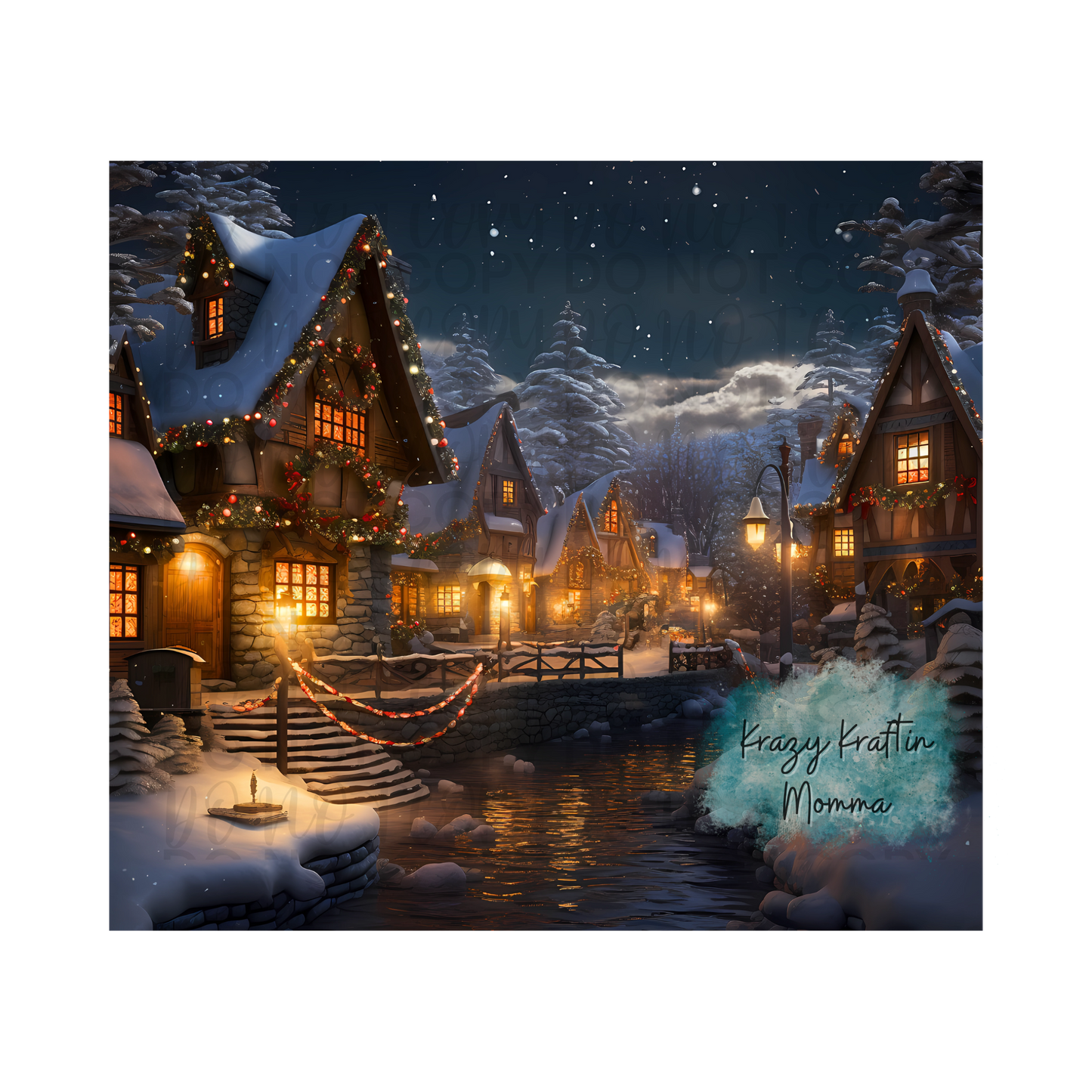 Winter Village Tumbler