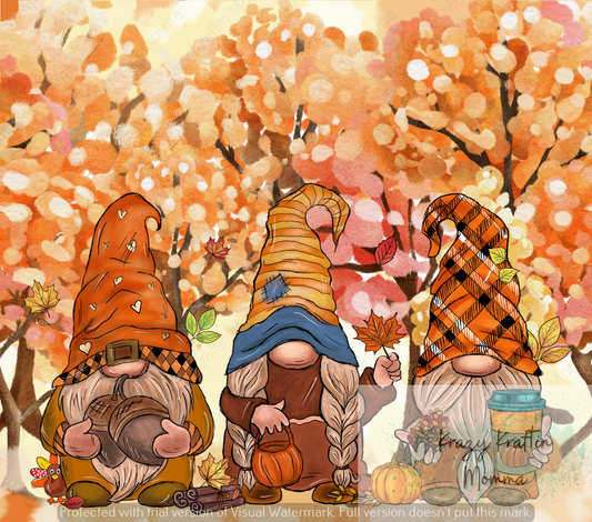 Fall Gnomes Tumbler