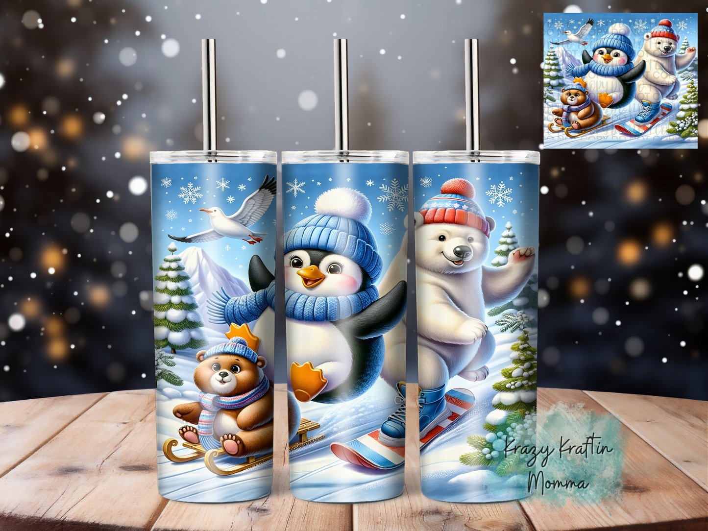 Winter Friends Tumbler