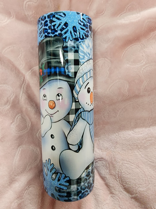 Chillin with my snowmies tumbler