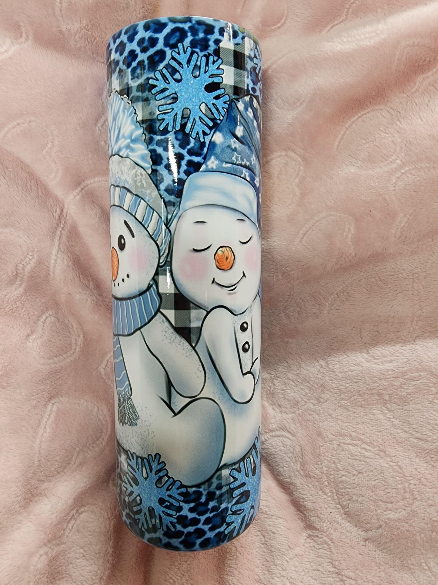 Chillin with my snowmies tumbler