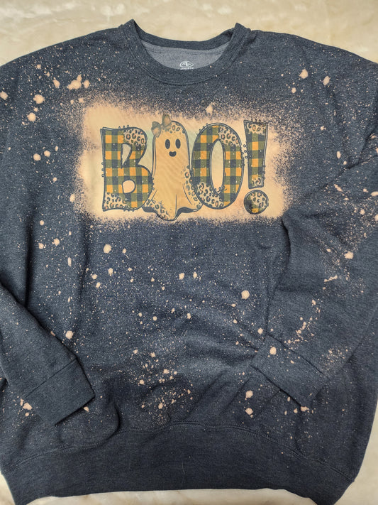 BOO! Bleached Sweatshirt