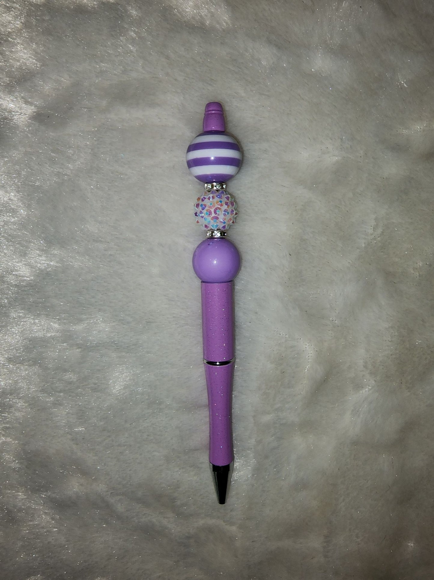 Purple Bead Pen