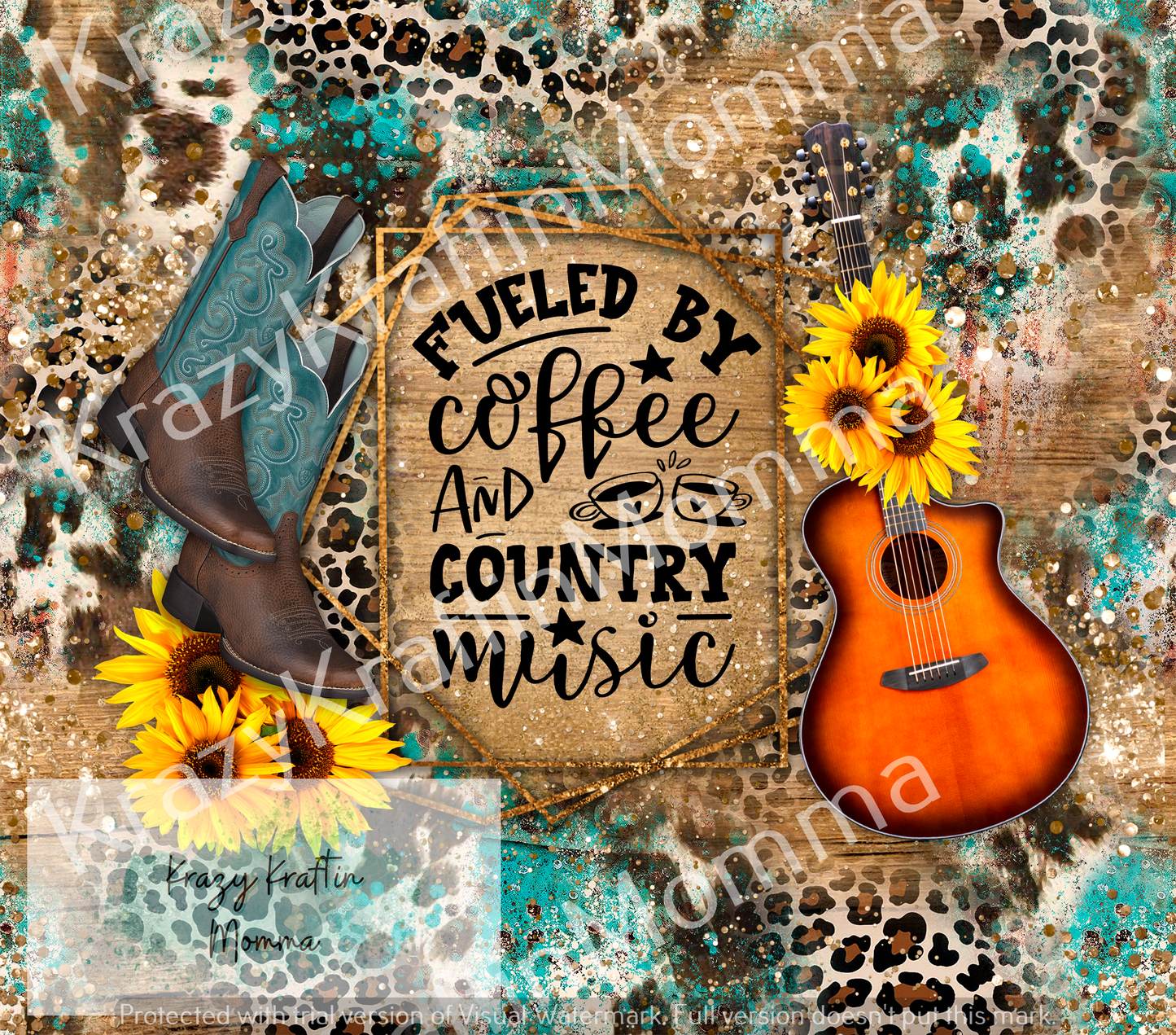 Country Music and Coffee Tumbler