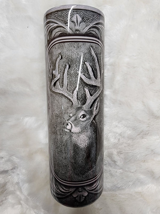 Ornate Deer Tumbler