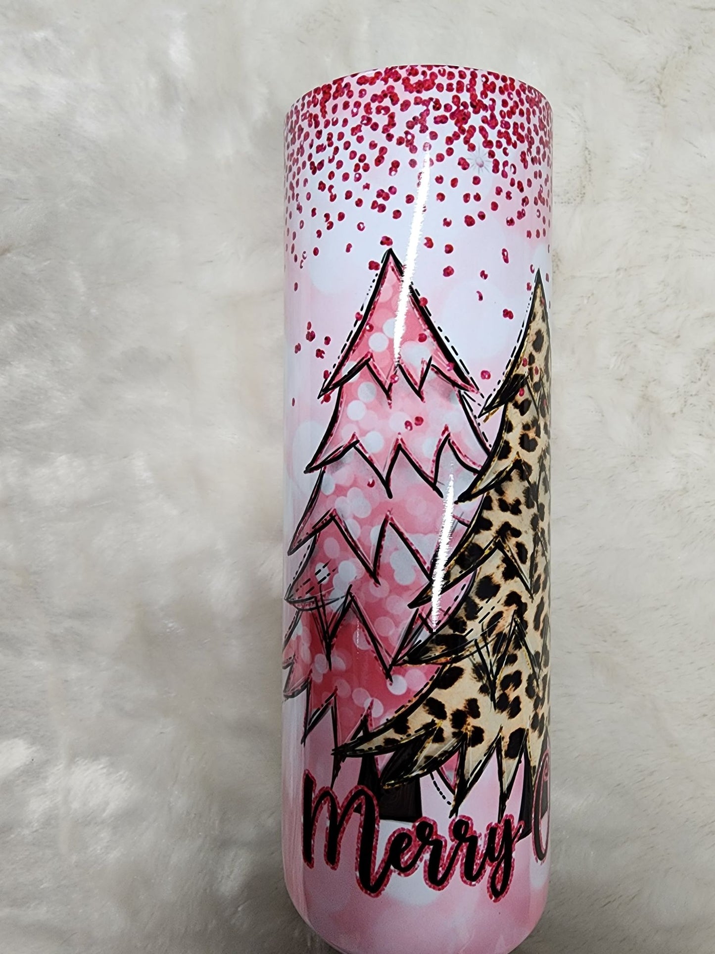 Pink Trees Tumbler