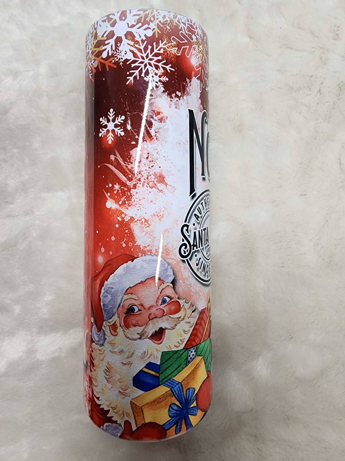 Vintage Santa North Pole Tumbler