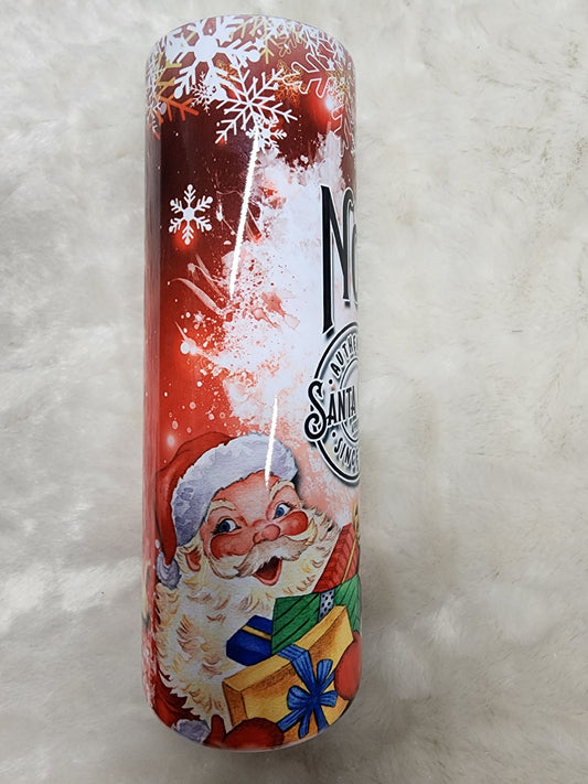 Vintage Santa North Pole Tumbler
