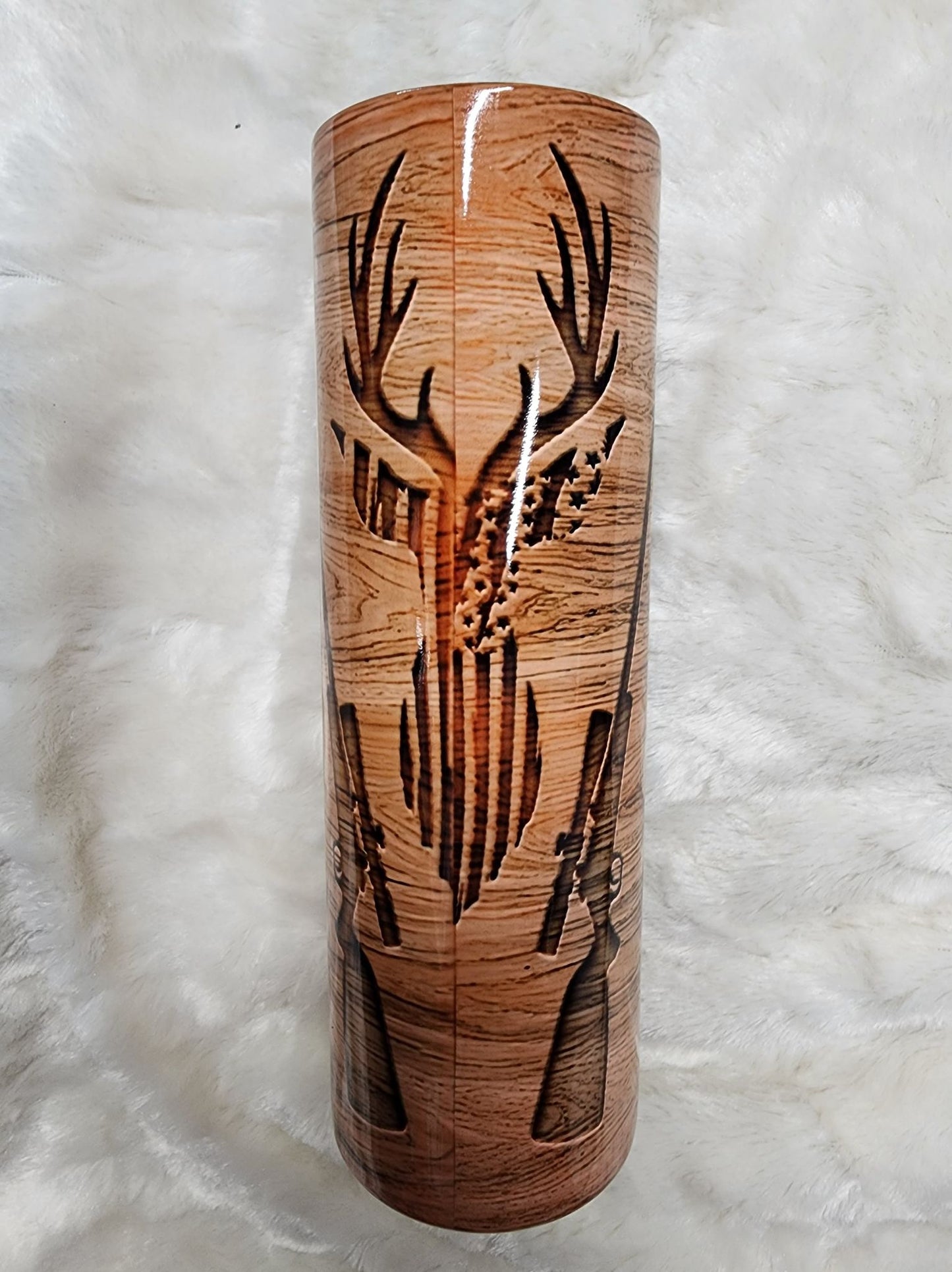 Woodgrain Deer Hunting