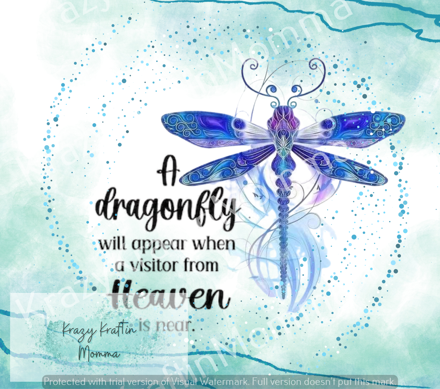 Dragonfly Heaven Tumbler