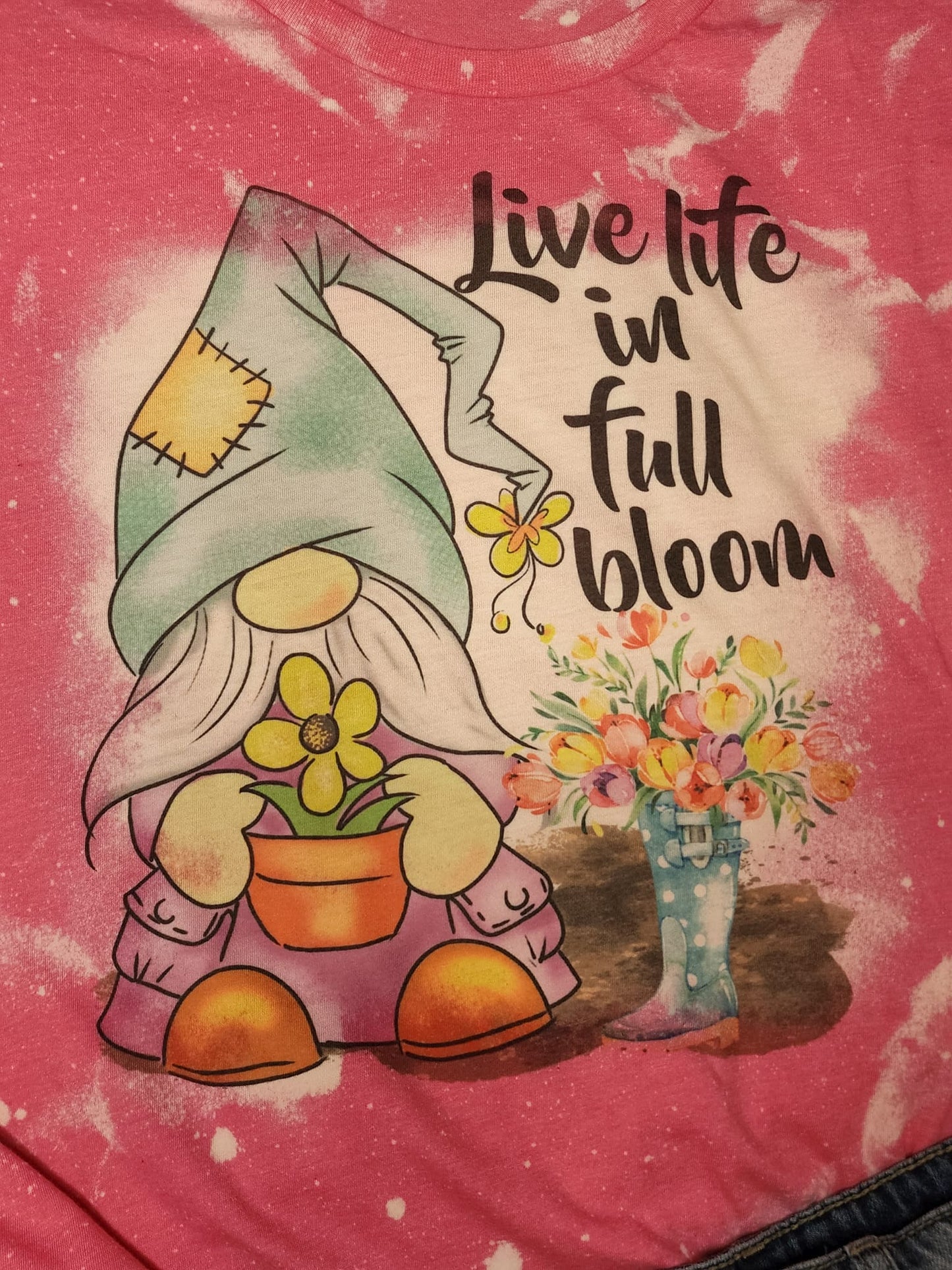 Gnome Live Life in Full Bloom