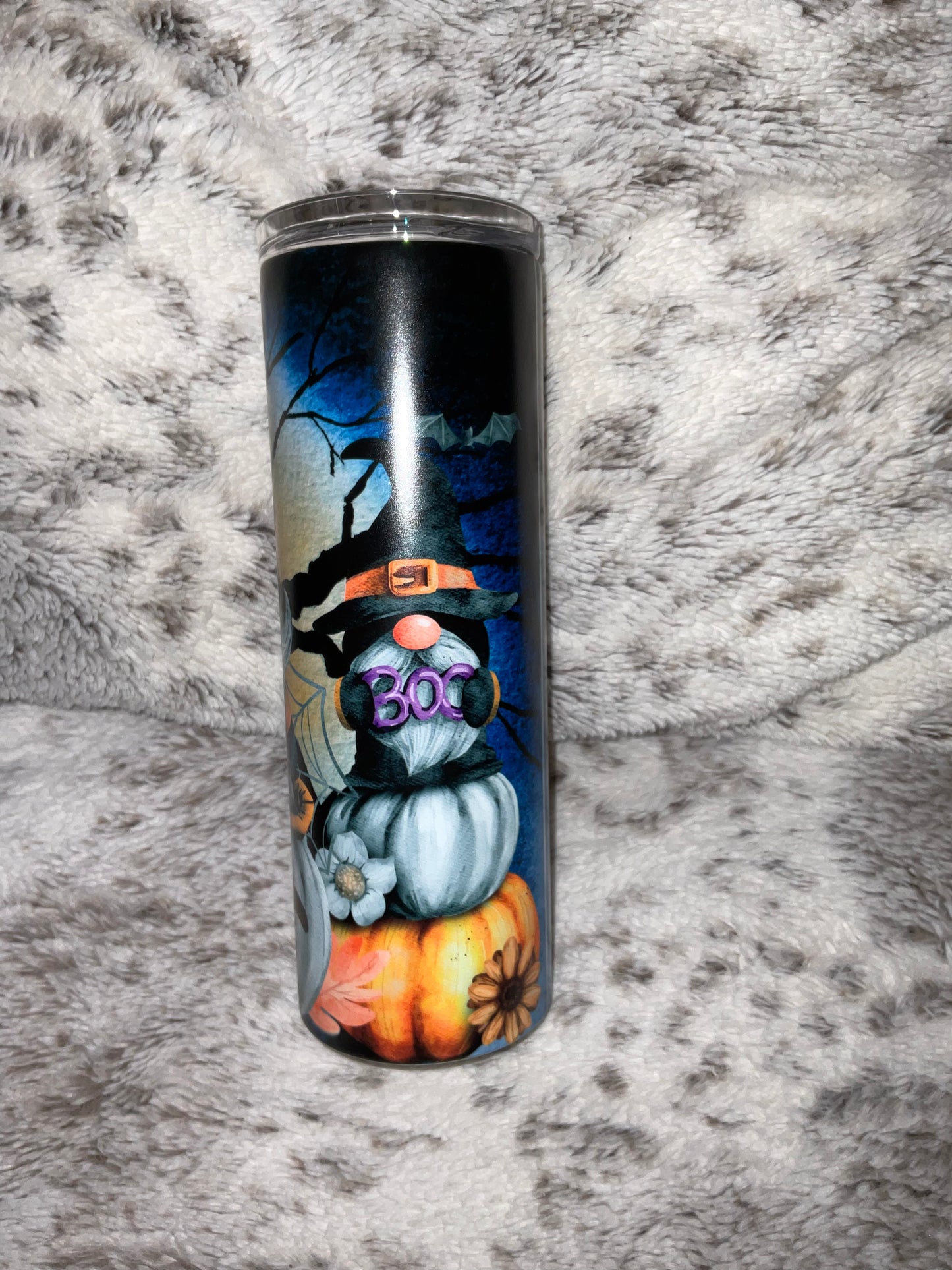 Halloween Gnome Glow in the dark Tumbler