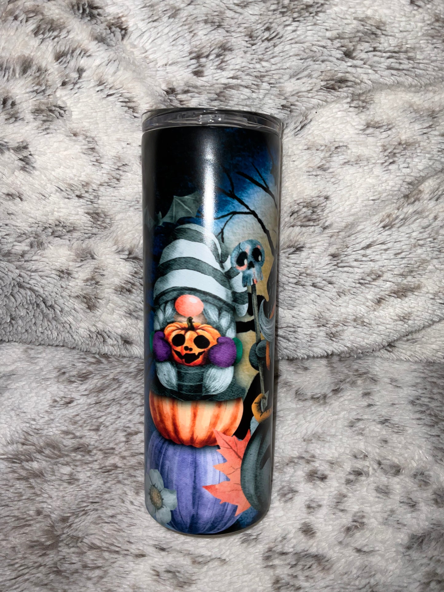 Halloween Gnome Glow in the dark Tumbler