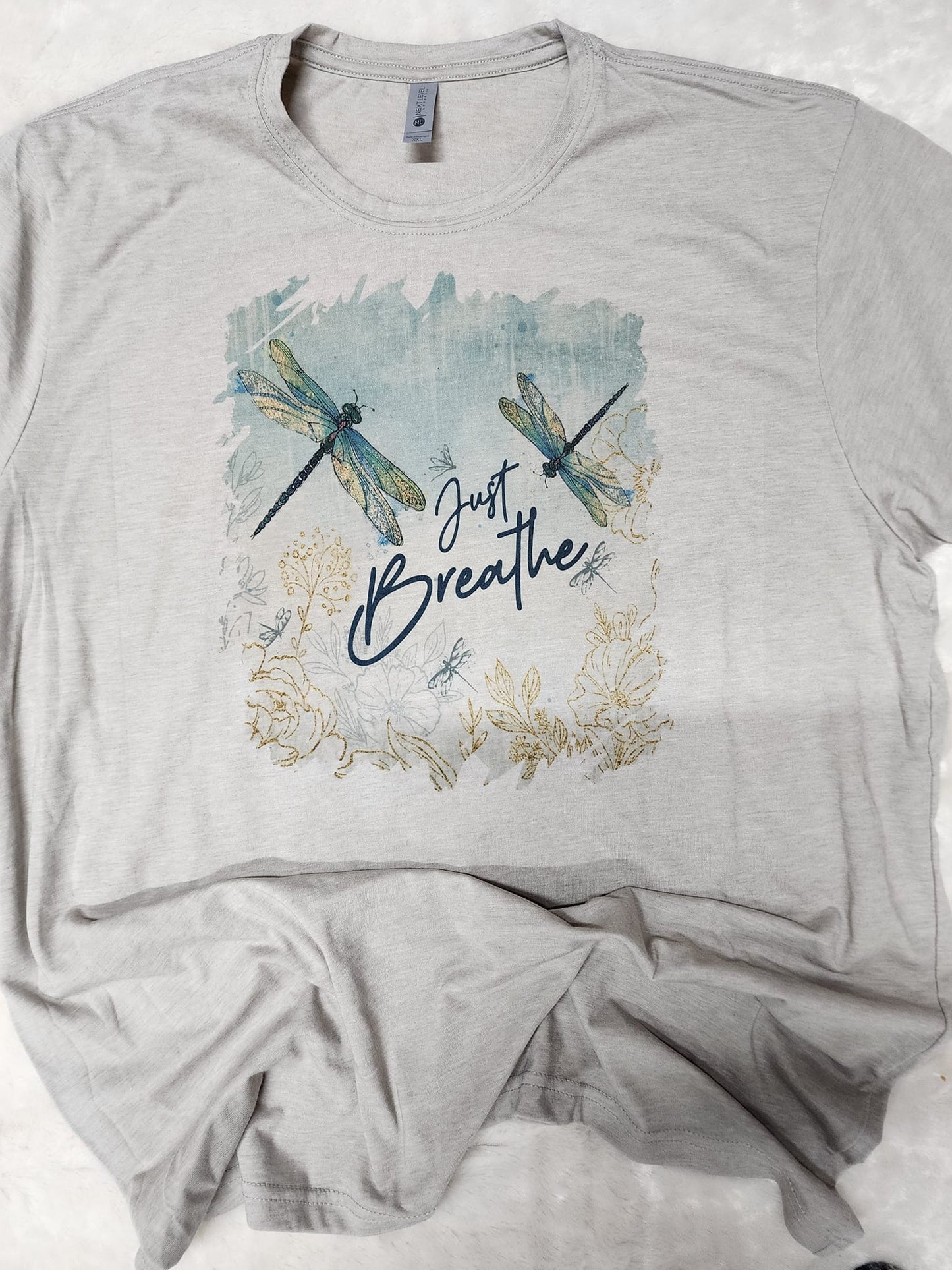 Just Breathe Dragonfly Tee